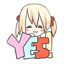 Expressive girl Sticker sticker #1499193