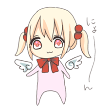 Expressive girl Sticker sticker #1499195