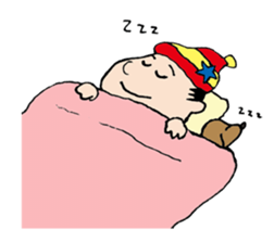 White Worker Hagemashi-kun 4 sticker #1499600