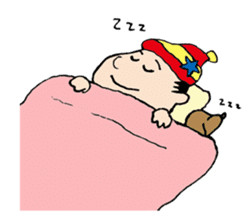 White Worker Hagemashi-kun 4 sticker #1499600