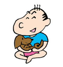 White Worker Hagemashi-kun 4 sticker #1499601