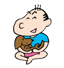 White Worker Hagemashi-kun 4 sticker #1499601