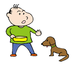 White Worker Hagemashi-kun 4 sticker #1499607