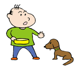 White Worker Hagemashi-kun 4 sticker #1499607