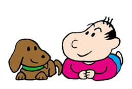 White Worker Hagemashi-kun 4 sticker #1499608