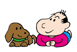 White Worker Hagemashi-kun 4 sticker #1499608