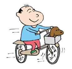 White Worker Hagemashi-kun 4 sticker #1499609