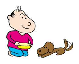 White Worker Hagemashi-kun 4 sticker #1499613