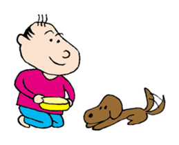 White Worker Hagemashi-kun 4 sticker #1499613