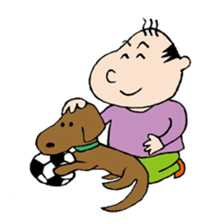 White Worker Hagemashi-kun 4 sticker #1499618