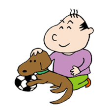 White Worker Hagemashi-kun 4 sticker #1499618