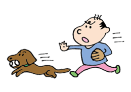 White Worker Hagemashi-kun 4 sticker #1499622