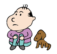 White Worker Hagemashi-kun 4 sticker #1499624