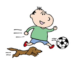 White Worker Hagemashi-kun 4 sticker #1499625