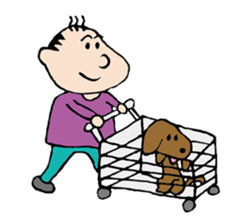 White Worker Hagemashi-kun 4 sticker #1499630