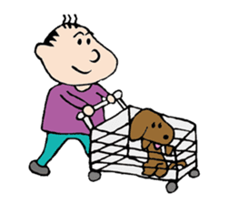 White Worker Hagemashi-kun 4 sticker #1499630