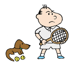 White Worker Hagemashi-kun 4 sticker #1499633