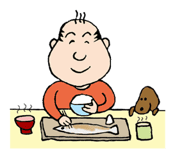 White Worker Hagemashi-kun 4 sticker #1499639