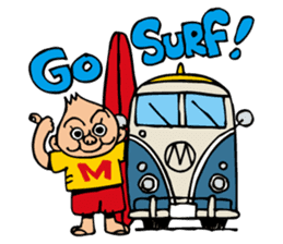 Let's go surfing!1 sticker #1499680