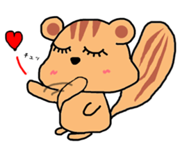 Emotional Squirrel sticker #1500047