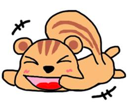 Emotional Squirrel sticker #1500048