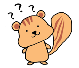 Emotional Squirrel sticker #1500056