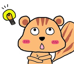 Emotional Squirrel sticker #1500064