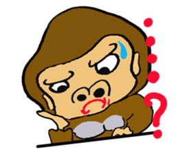 Pretty Gorilla sticker #1500347