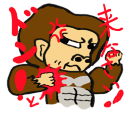 Pretty Gorilla sticker #1500350