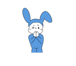 Rabbit of the Aims sticker #1500381