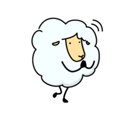 The feeling of the sheep sticker #1500884