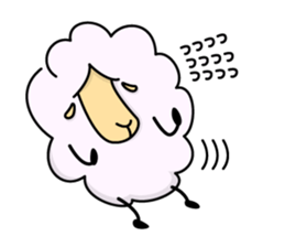 The feeling of the sheep sticker #1500885
