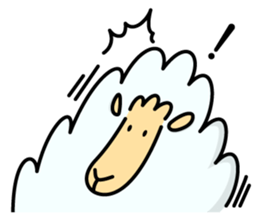 The feeling of the sheep sticker #1500903