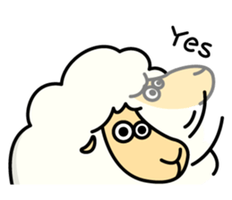 The feeling of the sheep sticker #1500904
