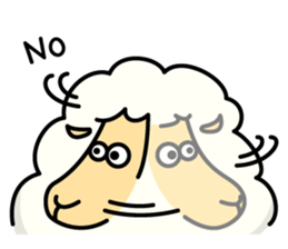 The feeling of the sheep sticker #1500905