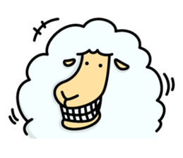 The feeling of the sheep sticker #1500906