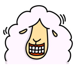The feeling of the sheep sticker #1500907