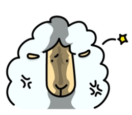 The feeling of the sheep sticker #1500909