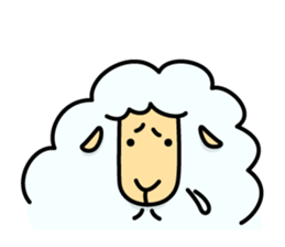 The feeling of the sheep sticker #1500912