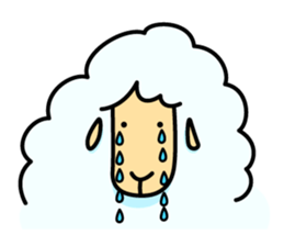 The feeling of the sheep sticker #1500913
