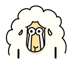 The feeling of the sheep sticker #1500914