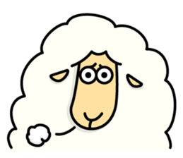 The feeling of the sheep sticker #1500915