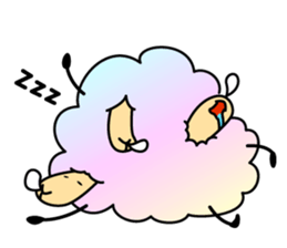 The feeling of the sheep sticker #1500916