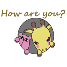 Kiriko-giraffe girl sticker #1501082