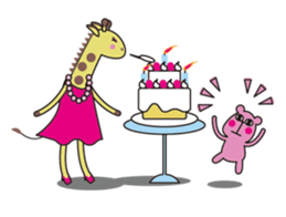 Kiriko-giraffe girl sticker #1501085