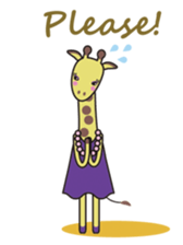 Kiriko-giraffe girl sticker #1501089