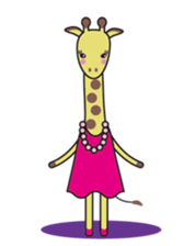 Kiriko-giraffe girl sticker #1501090