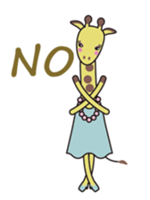 Kiriko-giraffe girl sticker #1501092