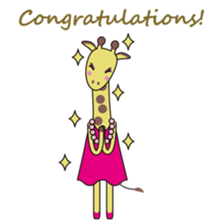 Kiriko-giraffe girl sticker #1501094