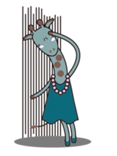 Kiriko-giraffe girl sticker #1501098